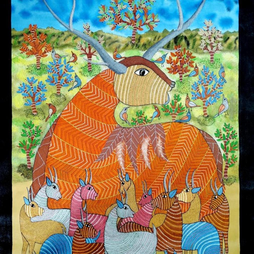 ゴンドアートNo.26 Gond